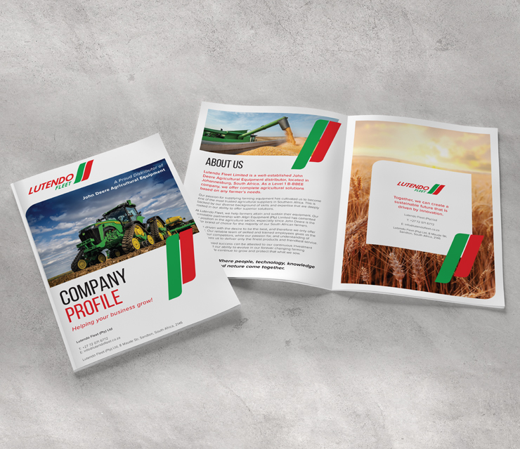 Company Profile Layout and Design