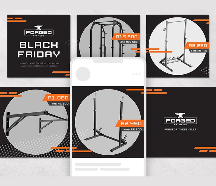 Forged Fitness Social Media Posts