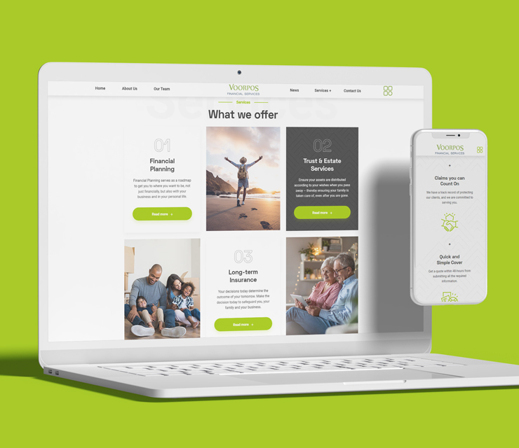 Voorpos Website Development